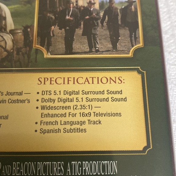 🎬PRICING🎬 Open Range 2-Disc DVD with Robert Duvall, Kevin Costner & A. Benning - Picture 10 of 10